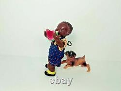 1940's Vintage Mechanical Celluloid Wind Up Toy JAPAN Poor Pete Black Americana