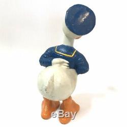 1940s WALT DISNEY ENTERPRISES Donald Duck Wind Up Toy Large Vtg