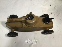 1941-65 Big Bang Army Motor Tank Toy 5TM Rare! WithALLSTATE RUBBER TIRE 5T Turret