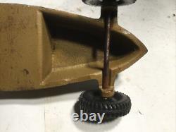 1941-65 Big Bang Army Motor Tank Toy 5TM Rare! WithALLSTATE RUBBER TIRE 5T Turret