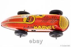 1947 Captain Marvel Tin Wind-Up Car Automatic Toy Co. Fawcett Publications