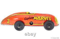 1947 Captain Marvel Tin Wind-Up Car Automatic Toy Co. Fawcett Publications