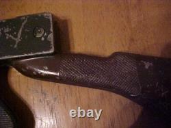 1947 Mattel Dick Tracy Rapid Fire Toy Tommy Gun Advertisement Badge USA