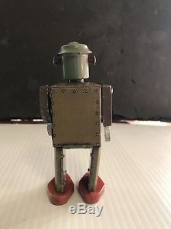 1949 Atomic Robot Man Tin Windup Japan Original Vintage Wind Up Space Toy