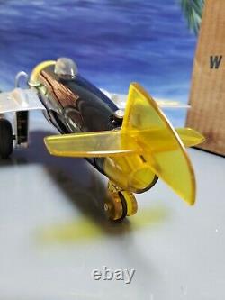 1949 Panther Jet Fighter Windup Toy Plane Original Box Woodette's Rare WORKS