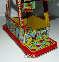 1950'sDISNEYLAND FERRIS WHEELWINDUP TOY+. 2-COLOR VERS. BOX-RARE OLD STORE MIB