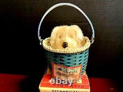 1950's ASBURY PARK SOUVENIR WINDUP TOY PEEK-A-BOO PUPPY