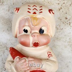 1950's Dreamland Creations Rubber Rocket Space Shop Boy Astronaut Sqeak Toy