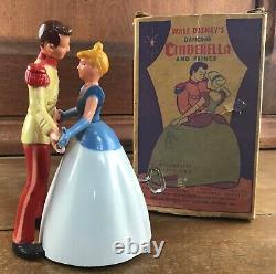 1950's Irwin toys Walt Disney's Dancing Cinderella and Prince windup toy w box