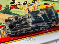 1950's Vintage Marx Walt Disney Mechanical Train Set COMPLETE with Box