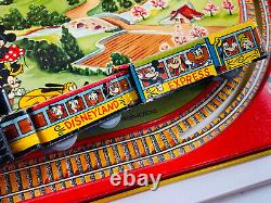 1950's Vintage Marx Walt Disney Mechanical Train Set COMPLETE with Box