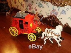 1950s Ideal Toy Corp. Fix-it Stage Coach + Accessories Complete Mint Cond