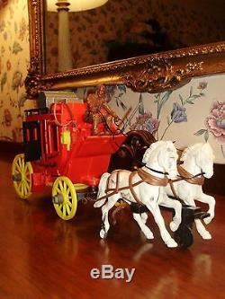 1950s Ideal Toy Corp. Fix-it Stage Coach + Accessories Complete Mint Cond