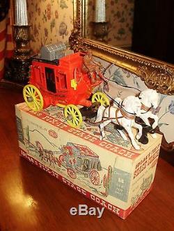 1950s Ideal Toy Corp. Fix-it Stage Coach + Accessories Complete Mint Cond