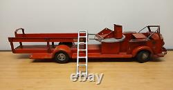 1950s ROSSMOYNE DOEPKE MODEL Pressed Steel Aerial Ladder Fire Truck 28