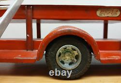 1950s ROSSMOYNE DOEPKE MODEL Pressed Steel Aerial Ladder Fire Truck 28