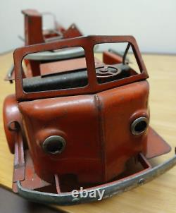 1950s ROSSMOYNE DOEPKE MODEL Pressed Steel Aerial Ladder Fire Truck 28