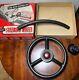 1950s Vintage Junior Steering Wheel Toy & Original Box Help Drive Daddy's Car
