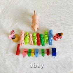 1950s Vintage Plastic Multi Type Toys 19 Pcs. Decorative Collectibles Toy113