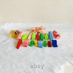 1950s Vintage Plastic Multi Type Toys 19 Pcs. Decorative Collectibles Toy113