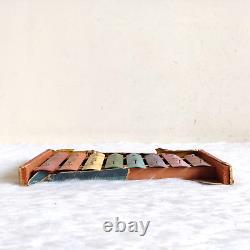 1950s Vintage Portable Xylophone 8 Keys Toy Decorative Collectible Old TOY414