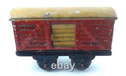 1950s Vtg Argentinean Tin Toy Train Set withtracks Rare Rural Model no Wind Up
