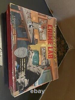1955 Dragnet Crime Lab #3763 withCarrying Case Jack Webb 714 Badge RARE Transogram