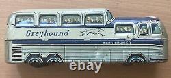 1955 Greyhound Bus Scenic Cruiser Tin Lithograph Toy by LINE MAR TOYS JAPAN