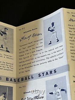 1958 Hartland Statue Promo Brochure- earliest ad fold out- Babe Ruth, Mantle++