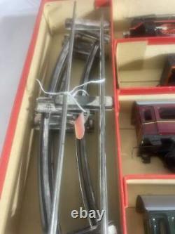 1960 Germany Clockwork Train Set Complete In Box In Excellent Plus Condtion