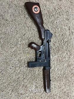 1960 MATTEL OFFICIAL TOMMY-BURST Dick Tracy Machine Gun Toy Cap Gun-Repair/Parts
