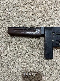 1960 MATTEL OFFICIAL TOMMY-BURST Dick Tracy Machine Gun Toy Cap Gun-Repair/Parts