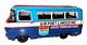1960'S Vintage Taiyo Japan Tin friction toy United Airlines Airport Limousine