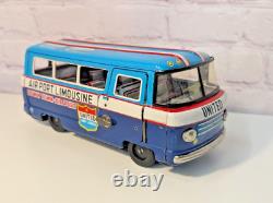1960'S Vintage Taiyo Japan Tin friction toy United Airlines Airport Limousine