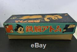1960's Asakusa Toy Astro Boy tin wind-up flyer vintage Atom Tezuka Osamu litho