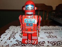 1962 Cragstan Wind Up Astronaut Robot Works Yonezawa