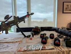 1964 & 1965 Topper Toys Used Johnny Seven OMA, Micro Helmet & Combat Phone Set