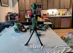 1964 & 1965 Topper Toys Used Johnny Seven OMA, Micro Helmet & Combat Phone Set