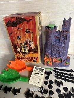 1964 Bats in Your Belfry Dracula Castle Halloween Game Box Works Mattel 60s The