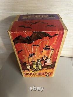 1964 Bats in Your Belfry Dracula Castle Halloween Game Box Works Mattel 60s The