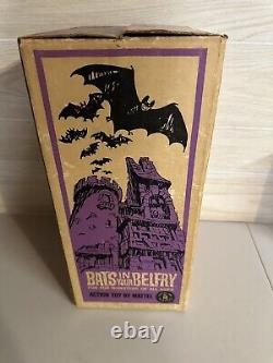 1964 Bats in Your Belfry Dracula Castle Halloween Game Box Works Mattel 60s The