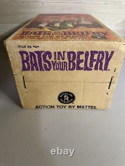 1964 Bats in Your Belfry Dracula Castle Halloween Game Box Works Mattel 60s The