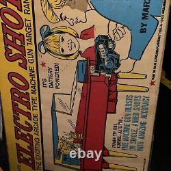 1964 Vintage Marx Electro Shot Target Shooting Gallery With Box