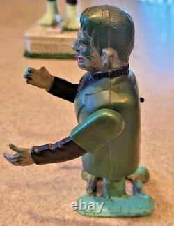 1965 Marx Toys Walking Wind Up Vintage Frankenstein Made In Hong Kong