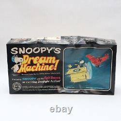 1965 Peanuts Snoopy's DREAM MACHINE In Box & RED BARRON NOB USA