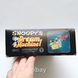 1965 Peanuts Snoopy's DREAM MACHINE In Box & RED BARRON NOB USA