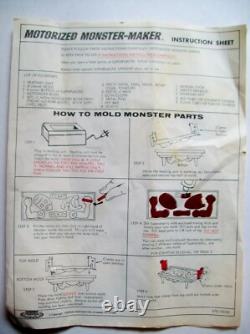 1967 Motorized Monster Maker by Topper Nice Box, Heater Works, Mostly Complete