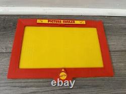 1969 Mattel PICTURE MAKER PEANUTS CHARLIE BROWN & SNOOPY Hard to Find