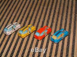 1970 TECHNOFIX NR. 328 RALLYE With4 RACE CARS SET, 100% COMPLETE & WORKING WithBOX