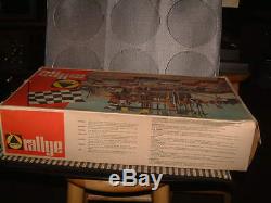 1970 TECHNOFIX NR. 328 RALLYE With4 RACE CARS SET, 100% COMPLETE & WORKING WithBOX